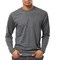 Tultex Poly-Rich Long Sleeve T-Shirt, Adult Pullover Tees for Men Mix Color Crewneck T-Shirt